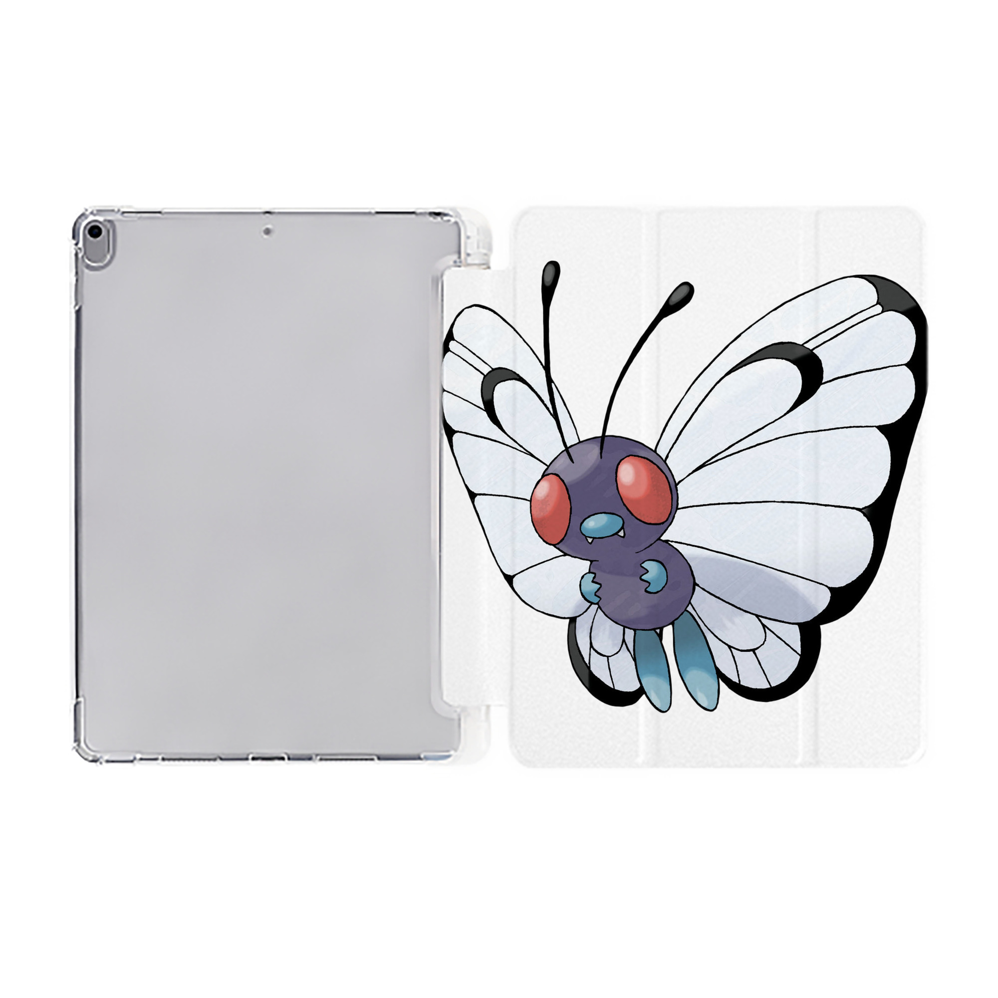 （画像用） ポケットモンスター Pokémon IPad ケース ペン収納付き 三つ折りスタンド PUレザー×シリコン 対応機種9.5/10.5/10.9インチ